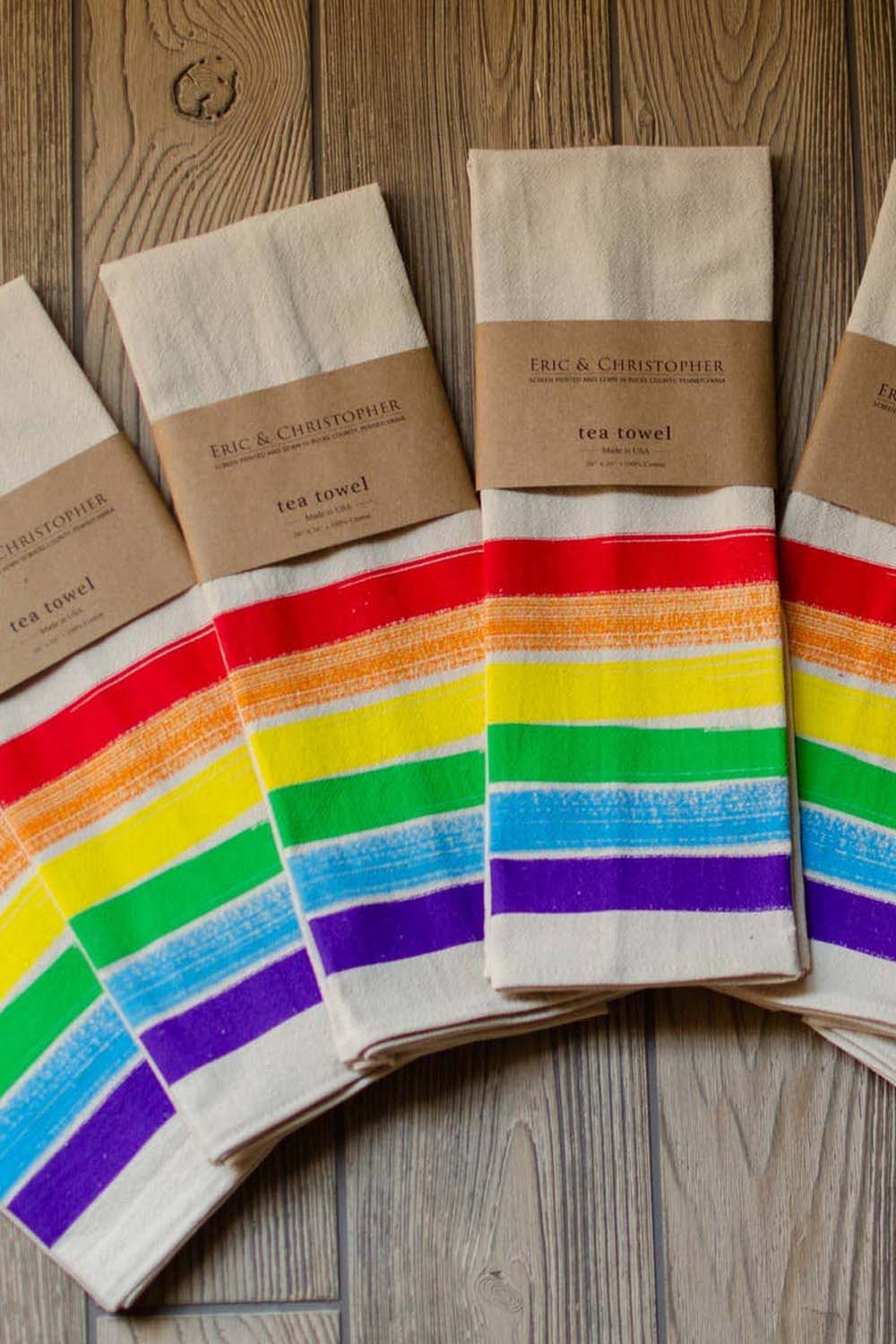 Rainbow Tea Towel