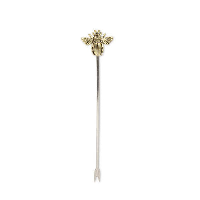 Set of 4 Golden Bee Cocktail Picks-4.5"L