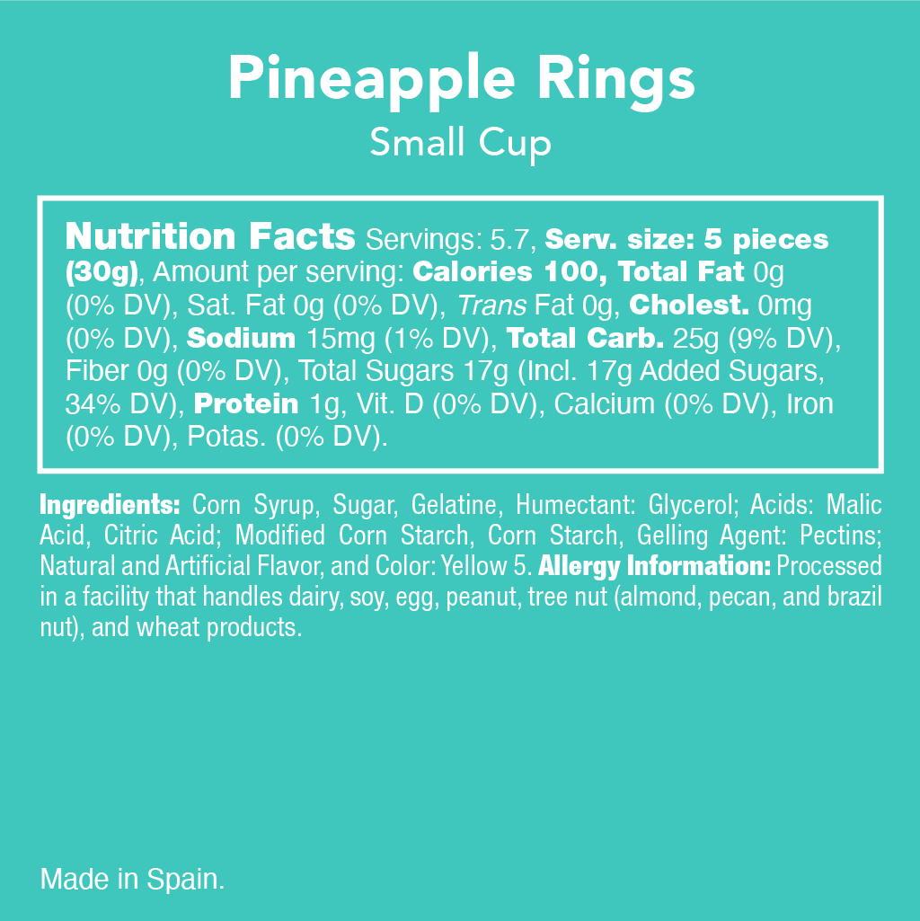 Pineapple Rings Candy