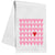 Pink Hearts, One Red Kitchen Tea Towel