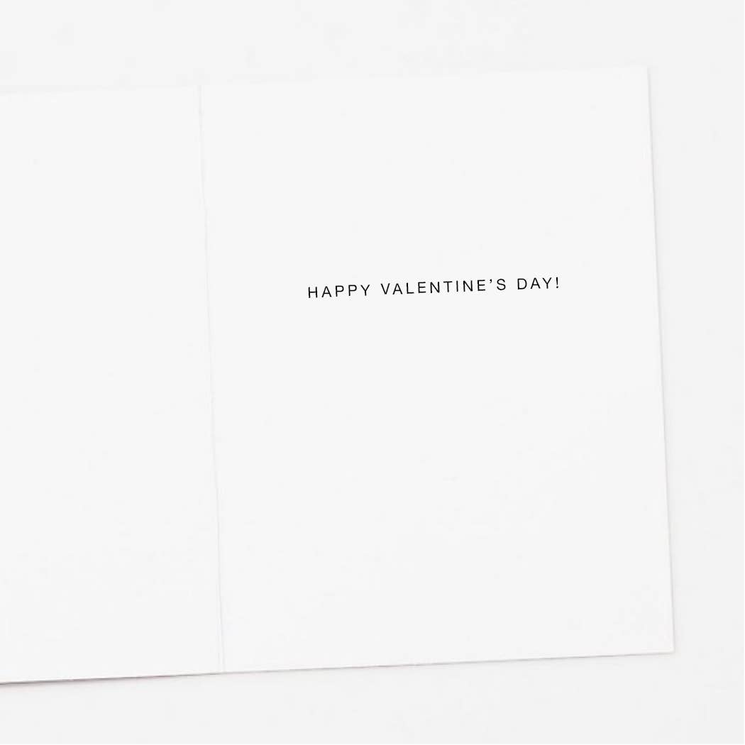 Latte Heart Valentine's Day Card