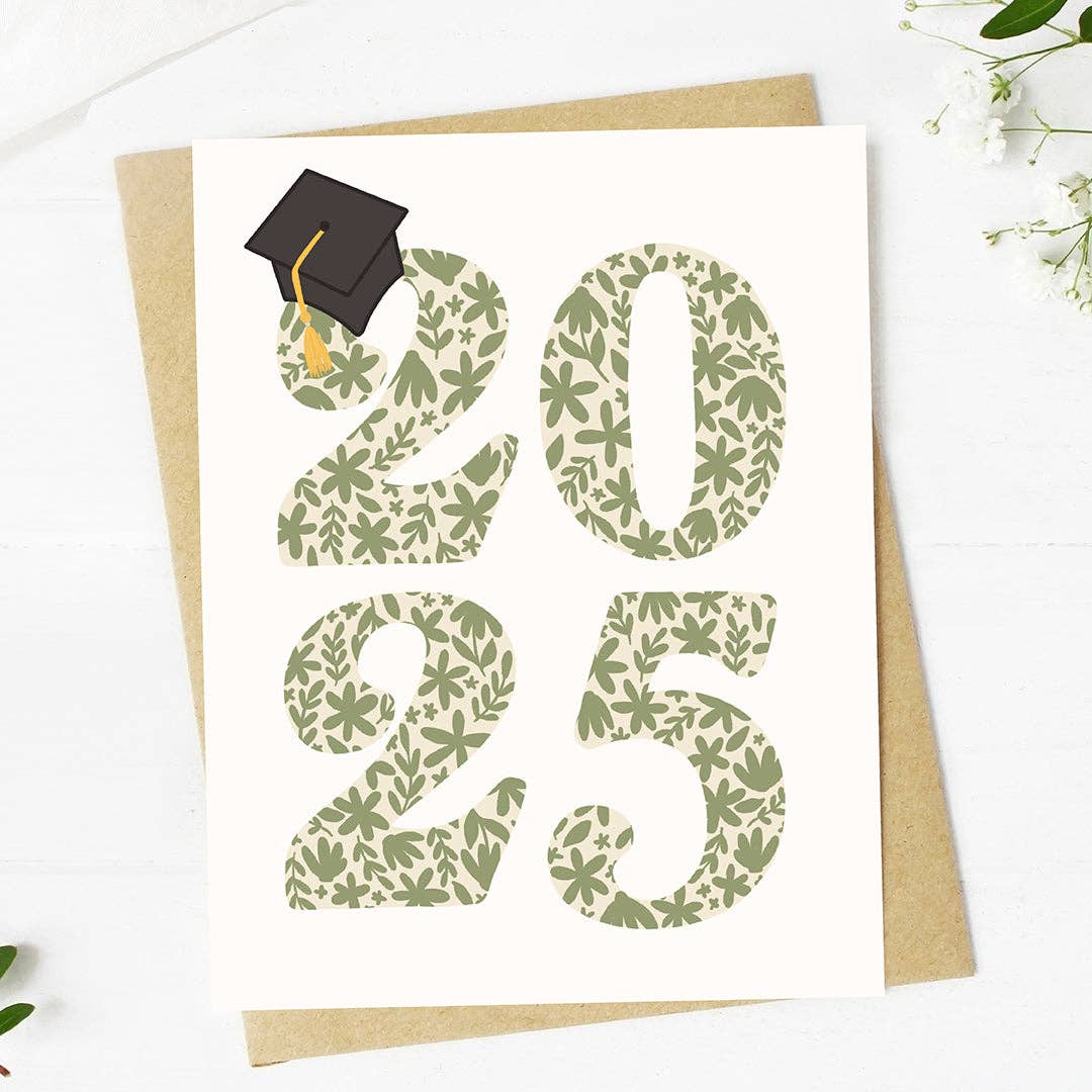 grad cards 2025 Purple Graduation Card 2025: Modern Minimalist Grad Card for Her