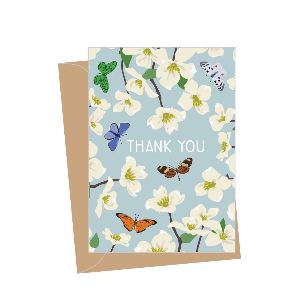 Mini Thank You Dogwood Enclosure Card