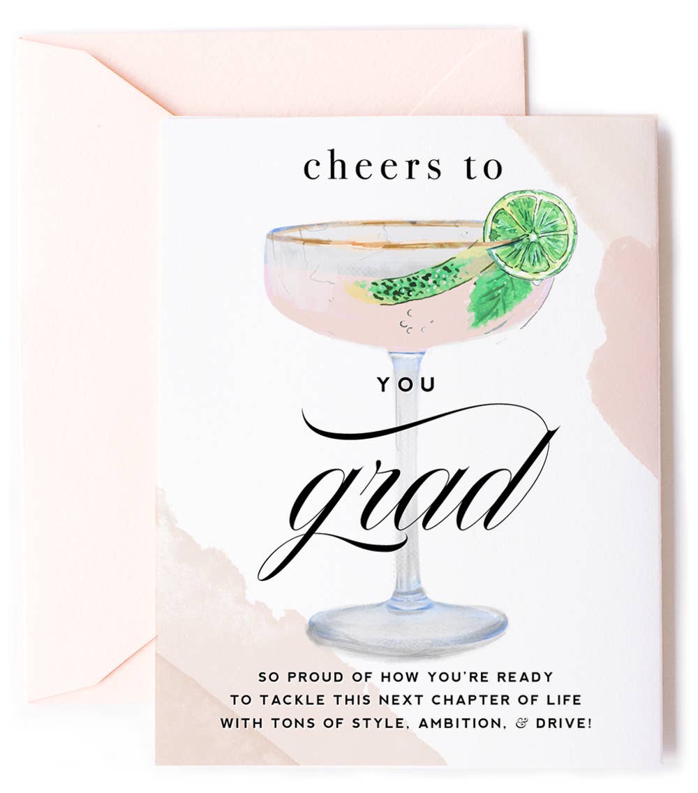 Champagne Cheers To You Grad, Graduation Greeting Card Champagne Cheers To You Grad, Graduation Greeting Card