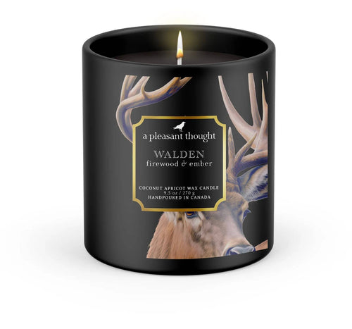 WALDEN | FIREWOOD & EMBER | DEER CANDLE: Wood Wick