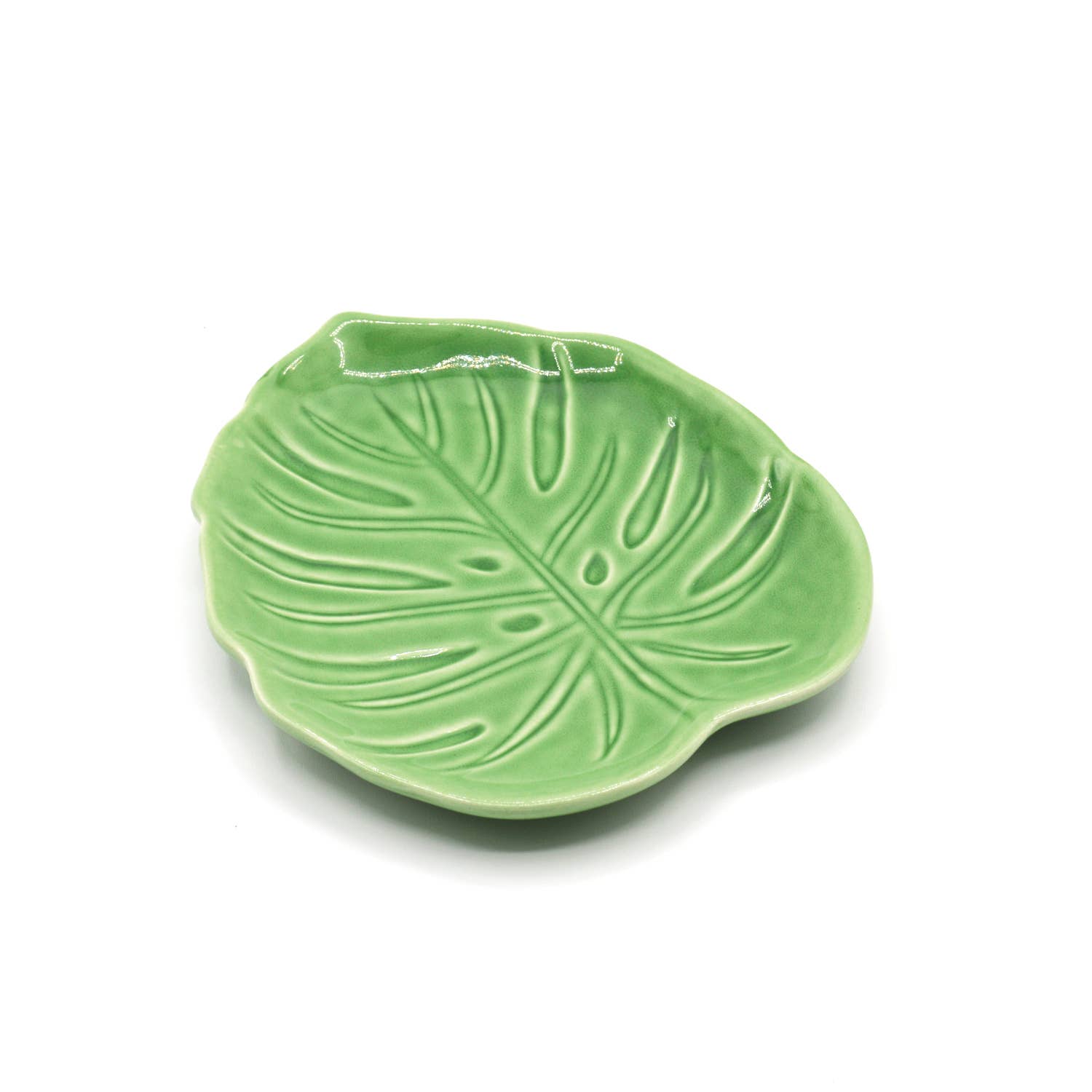 Decorative Dish - Monstera Palm Leaf