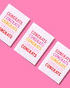 Ombre Congrats Greeting Card