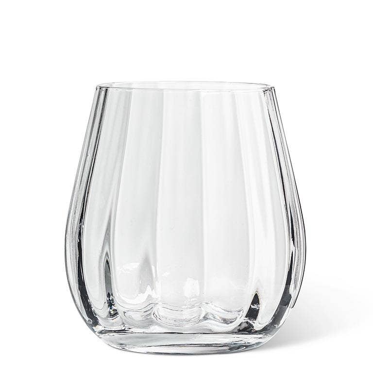 AB Bronwyn Optic Wide Bottom Vase-6"H
