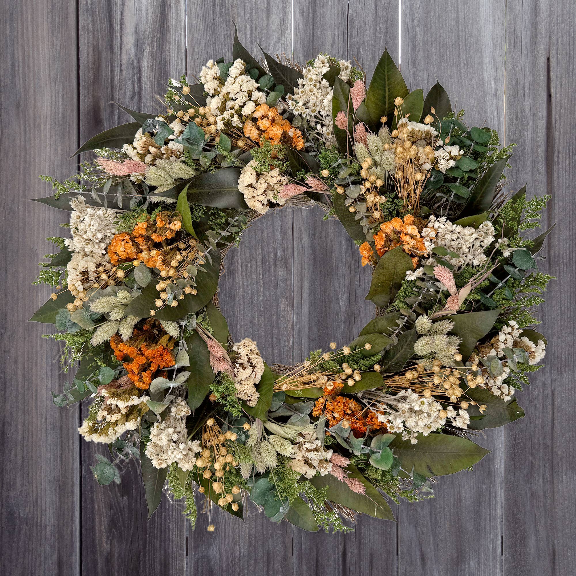 Saratoga Dried Floral Wreath