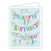 Happy Birthday To You Tassel Banners Greeting Card