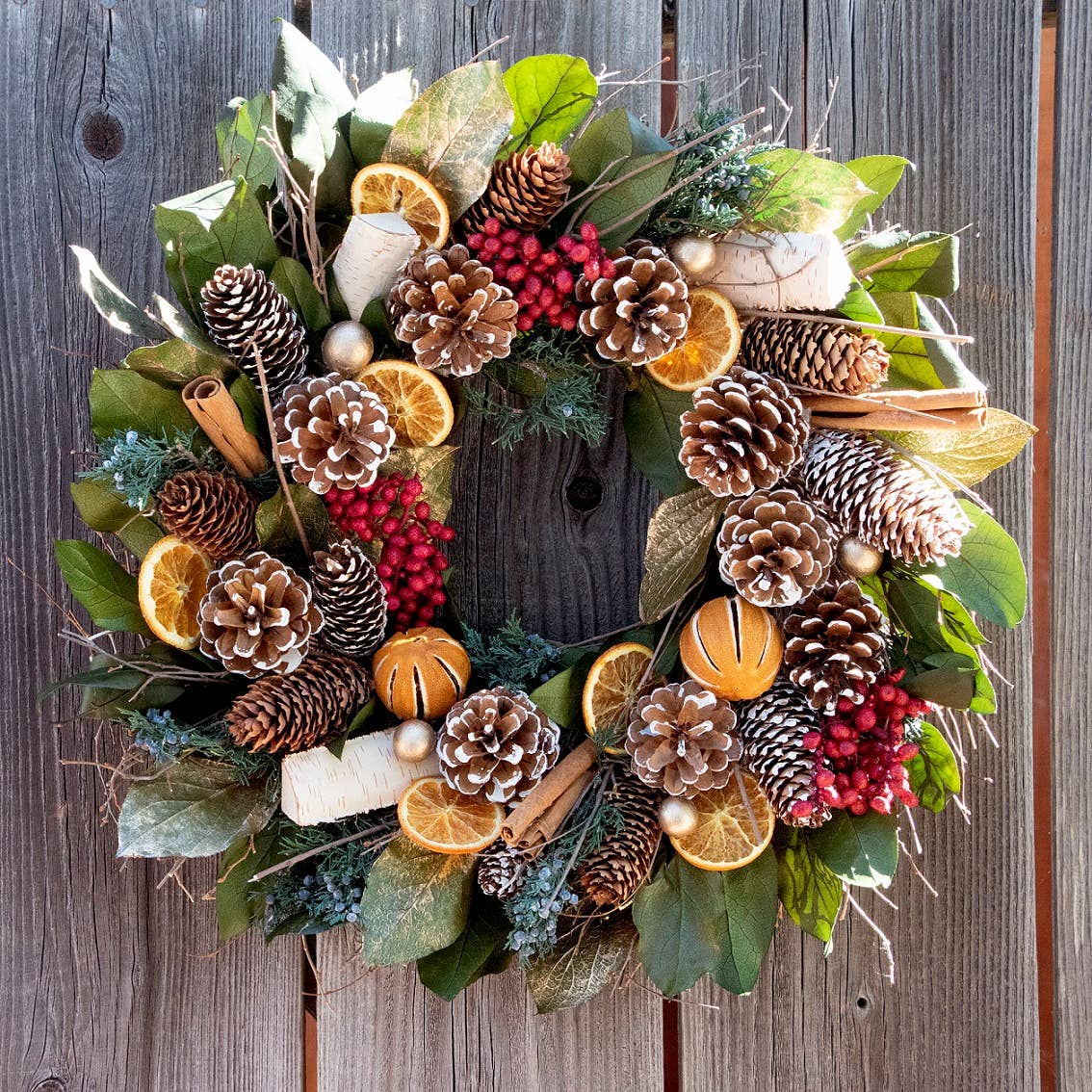 pinecone wreath for sale