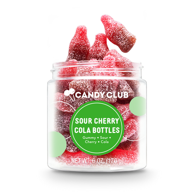 Sour Cherry Cola Bottle Gummies