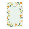 Notepad - Citrus & Botanical Notes