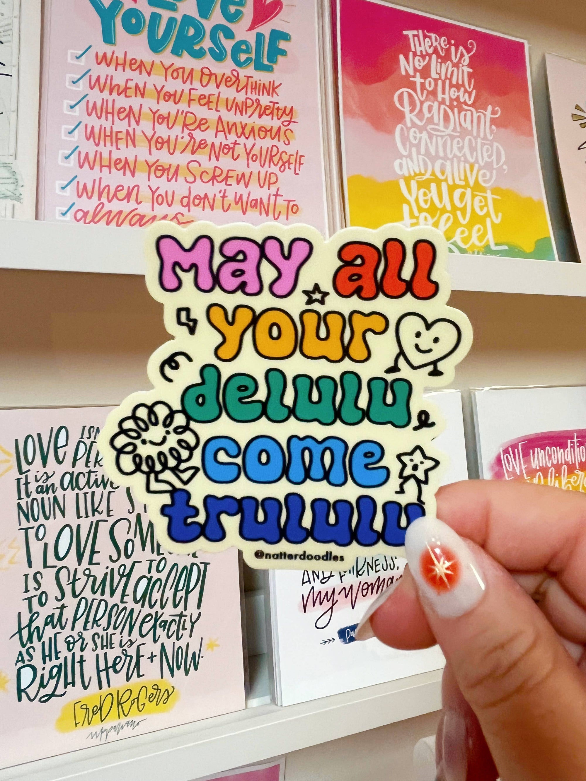 Sticker - May All Your Delulu Come Trululu Vinyl