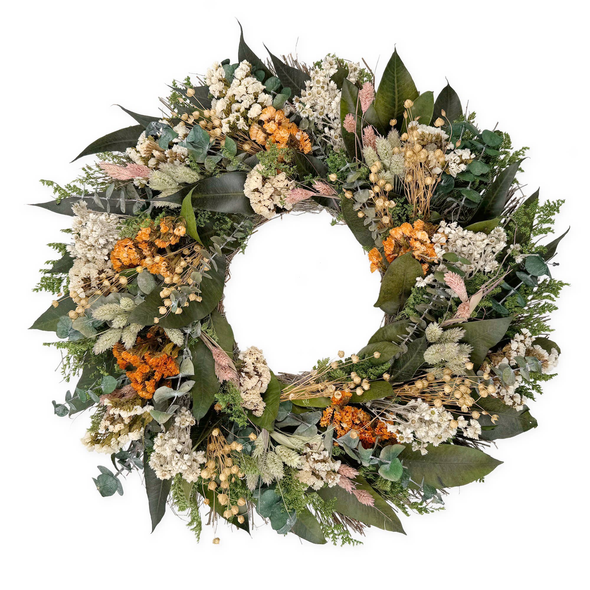 Saratoga Dried Floral Wreath