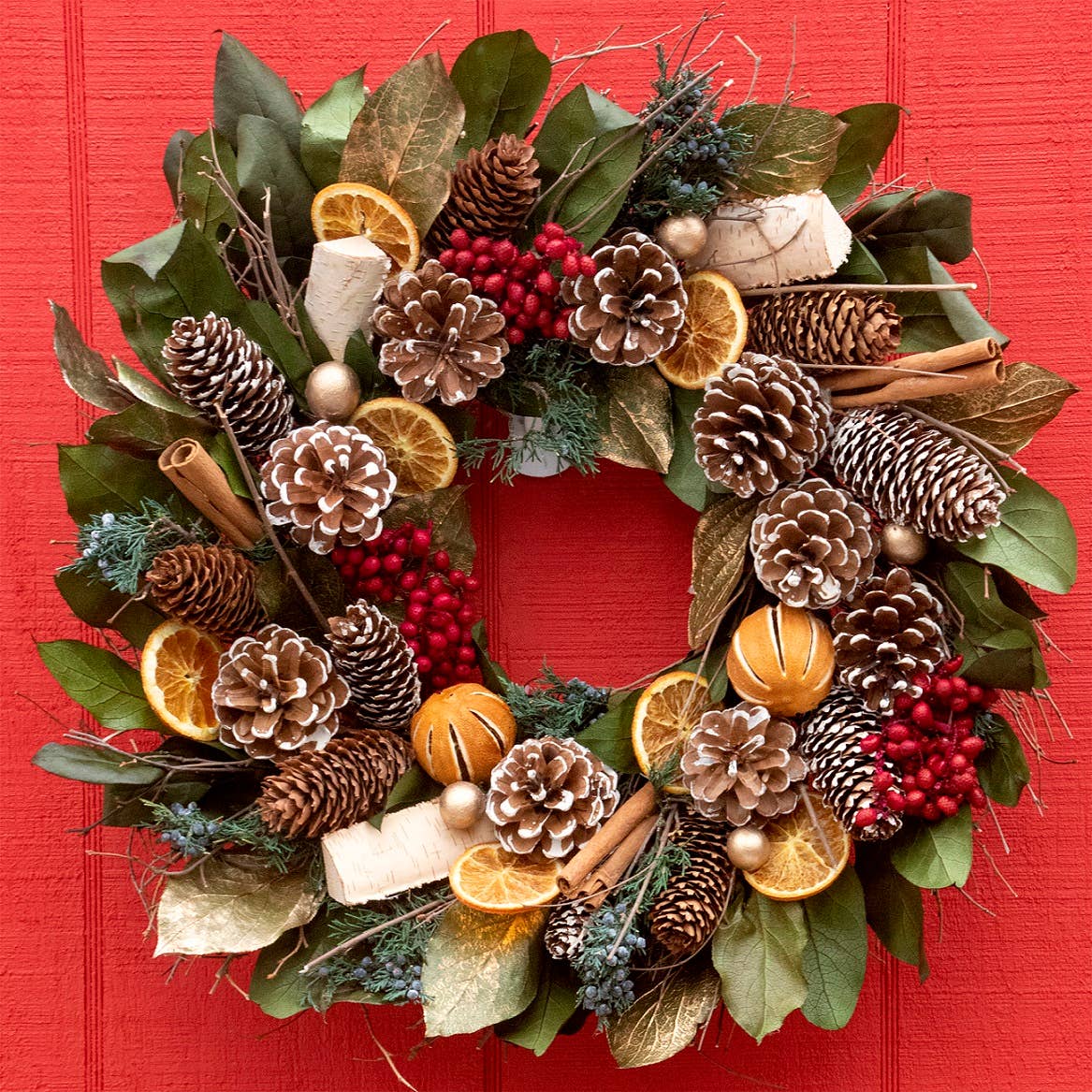 pinecone wreath for sale