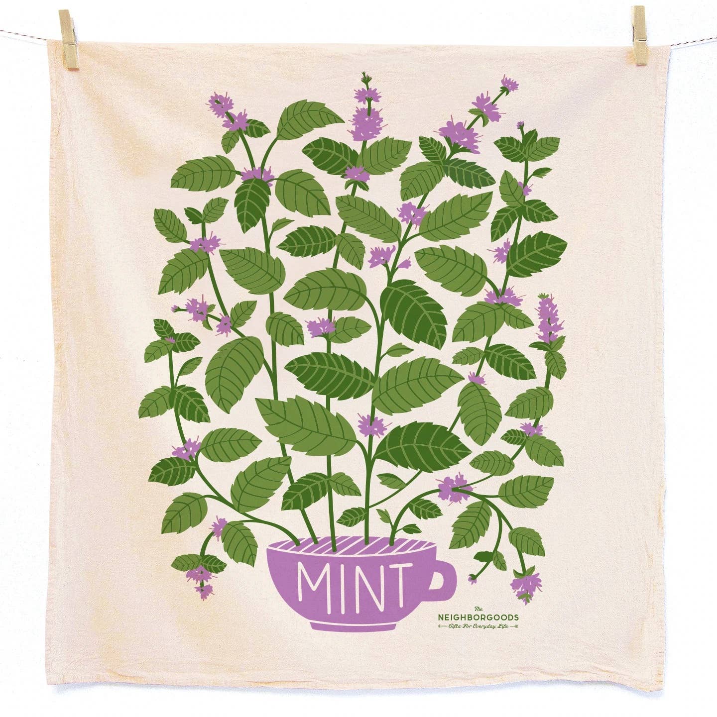 Minty Fresh Tea Towel