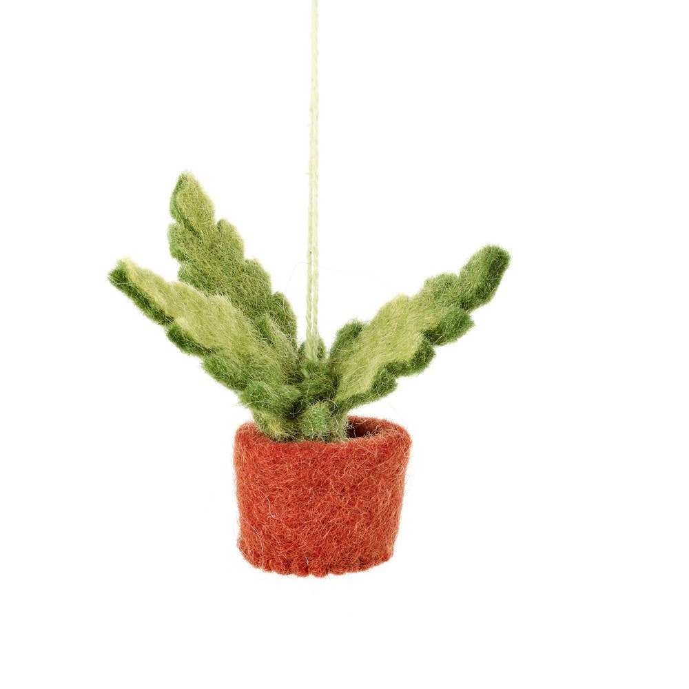 handmade hanging plants Felt So Good Felt Assorted Mini Hanging Plants