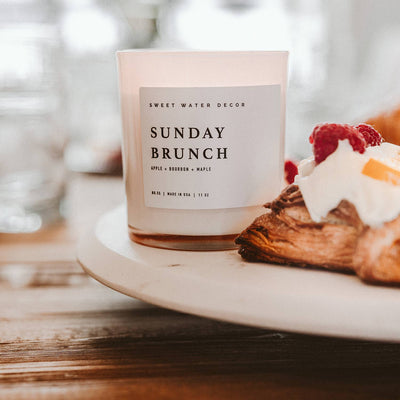 sunday brunch candle