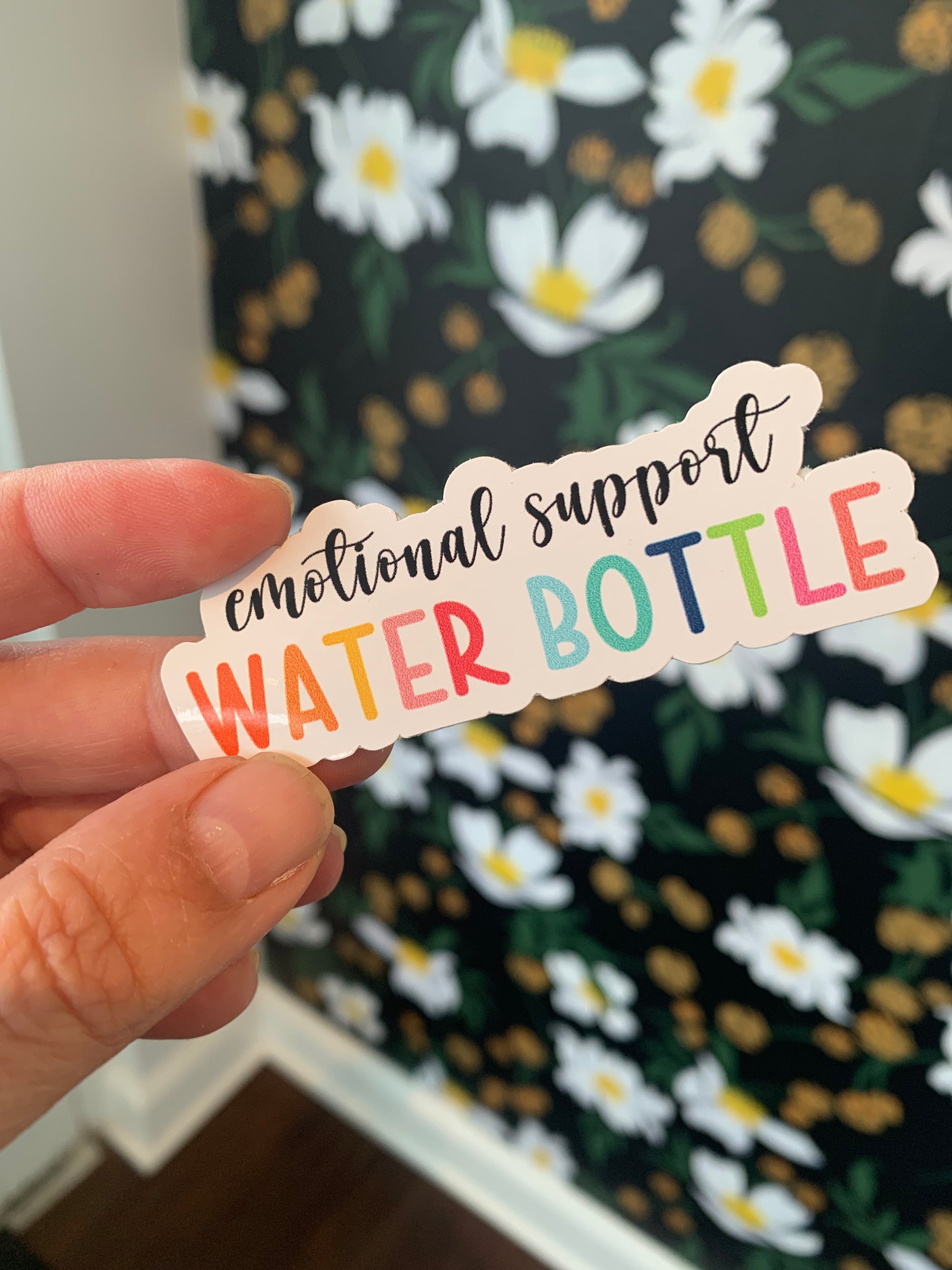 Sticker - Emotional Support Water Bottle Vinyl