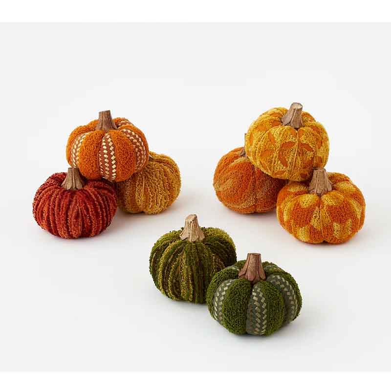 Knit Tapestry Fall Pumpkin