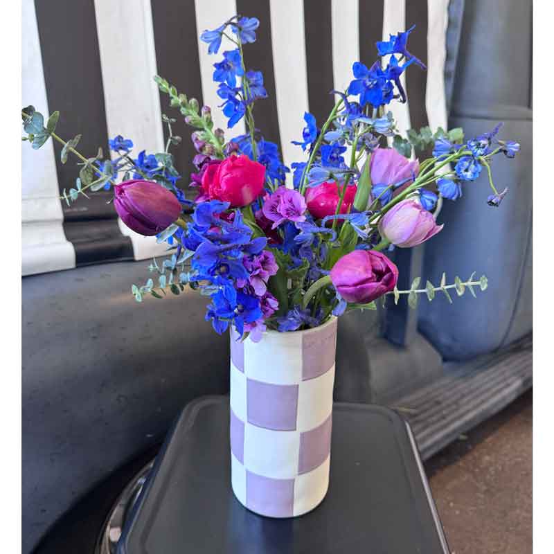Checkerboard Vase