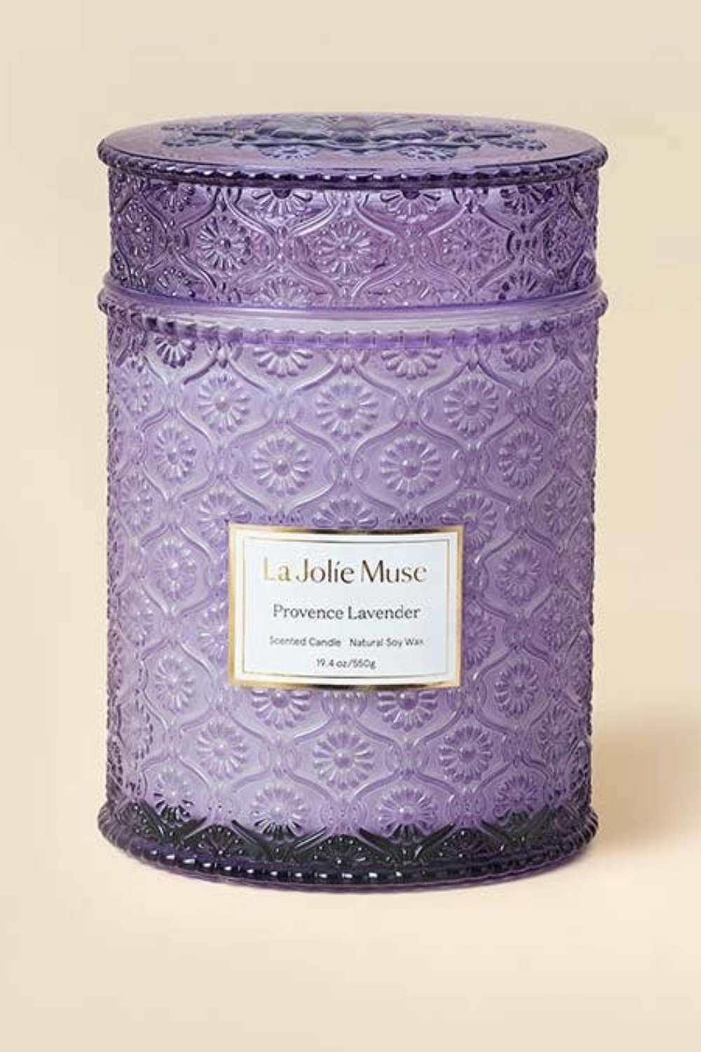 Maelyn Scented Woodwick Candle - Provence Lavender