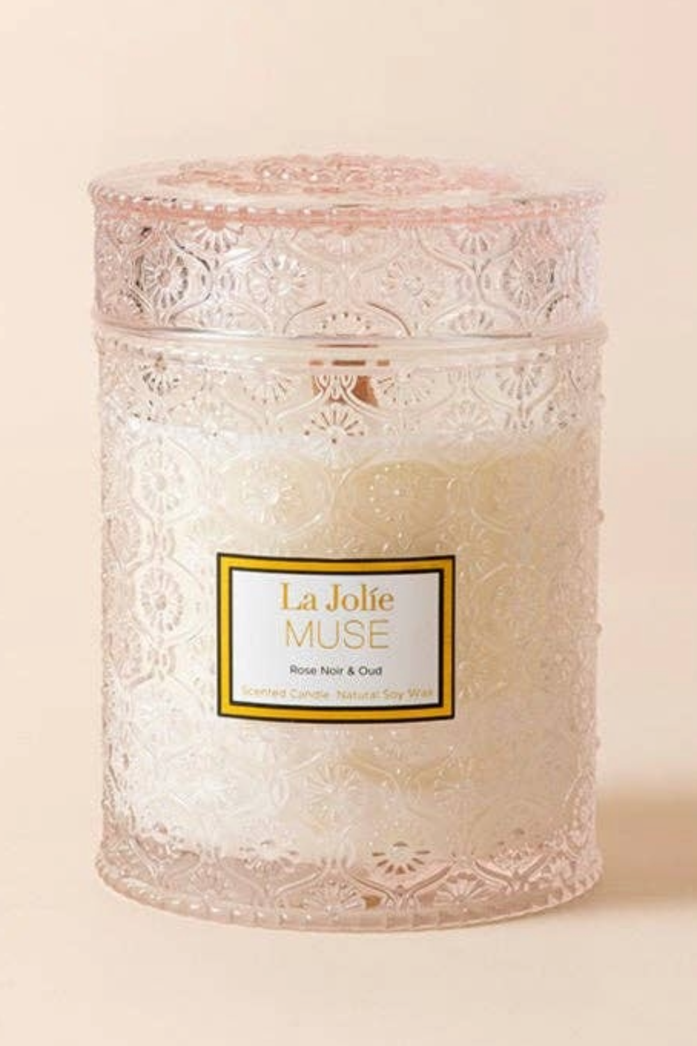 Maelyn Scented Woodwick Candle - Rose Noir & Oud