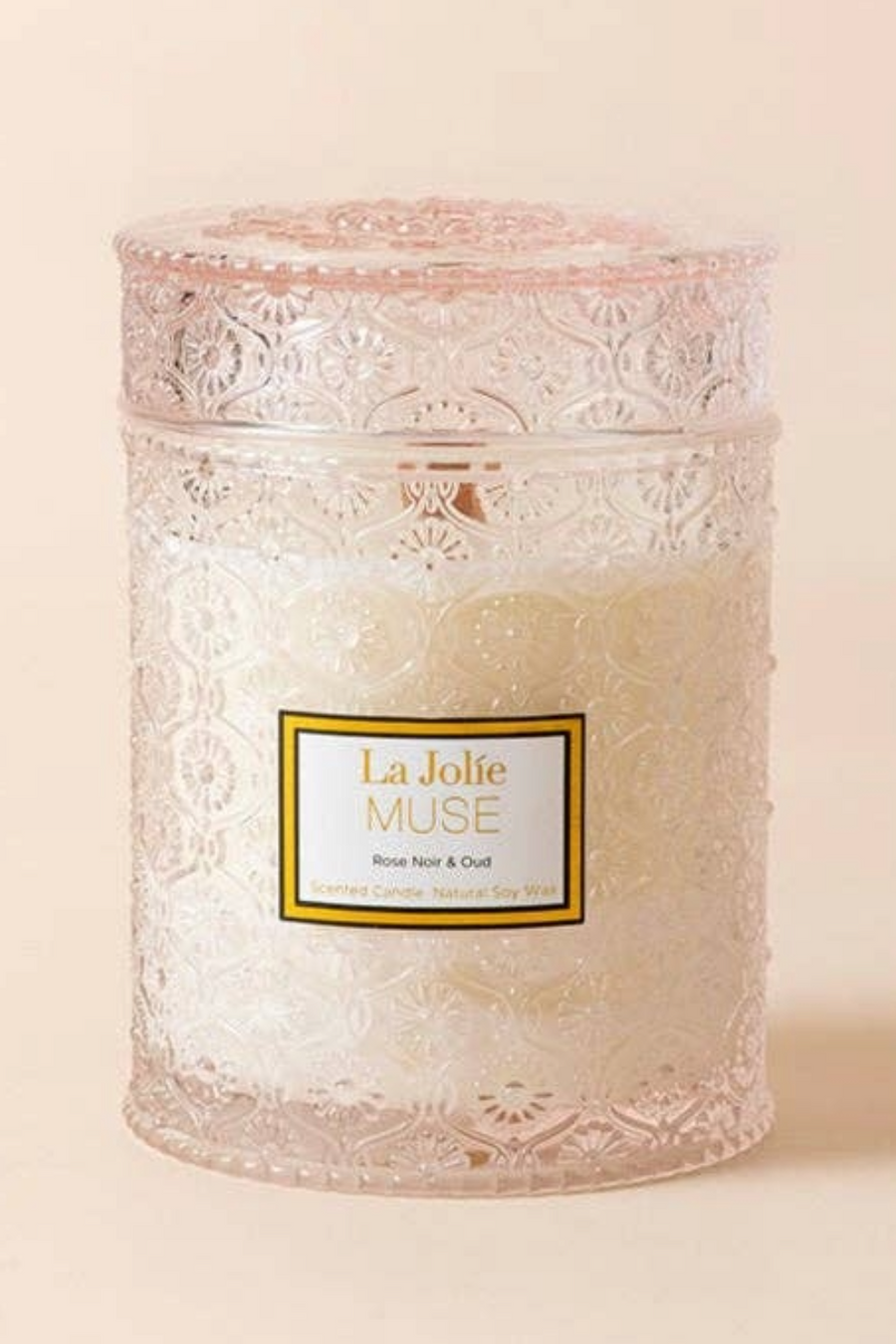 Maelyn Scented Woodwick Candle - Rose Noir & Oud