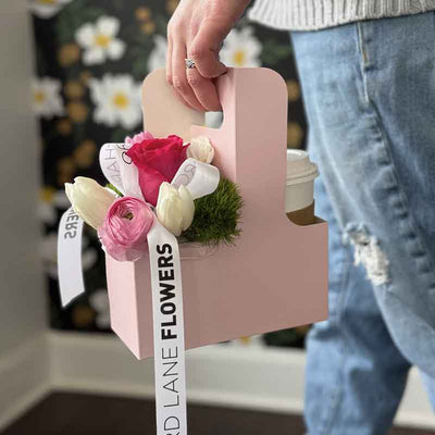 Flowers & Coffee To Go Treat Pack