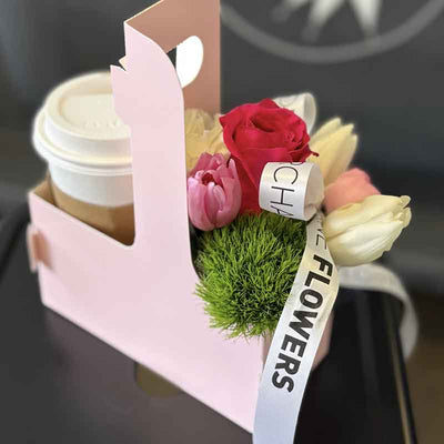 Flowers & Coffee To Go Treat Pack