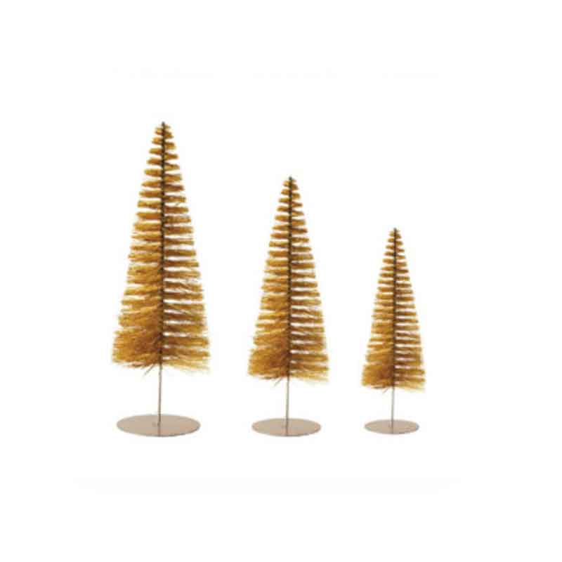 Bottle Brush Trees Set of 3