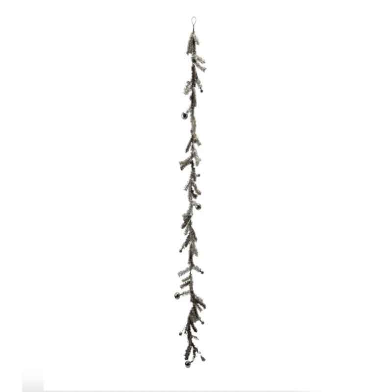 Tinsel Garland with Ornaments