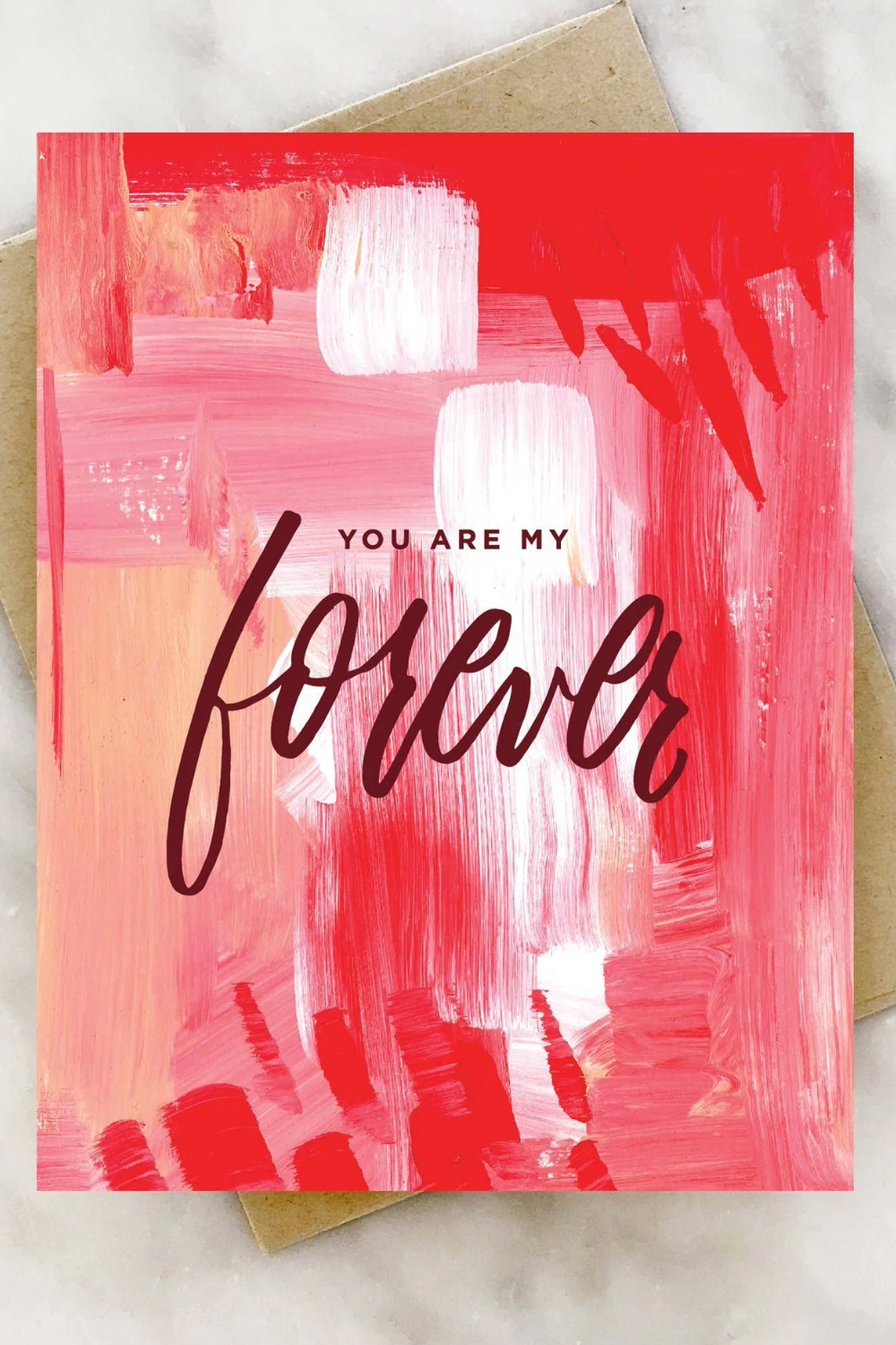You are my forever valentine's day card