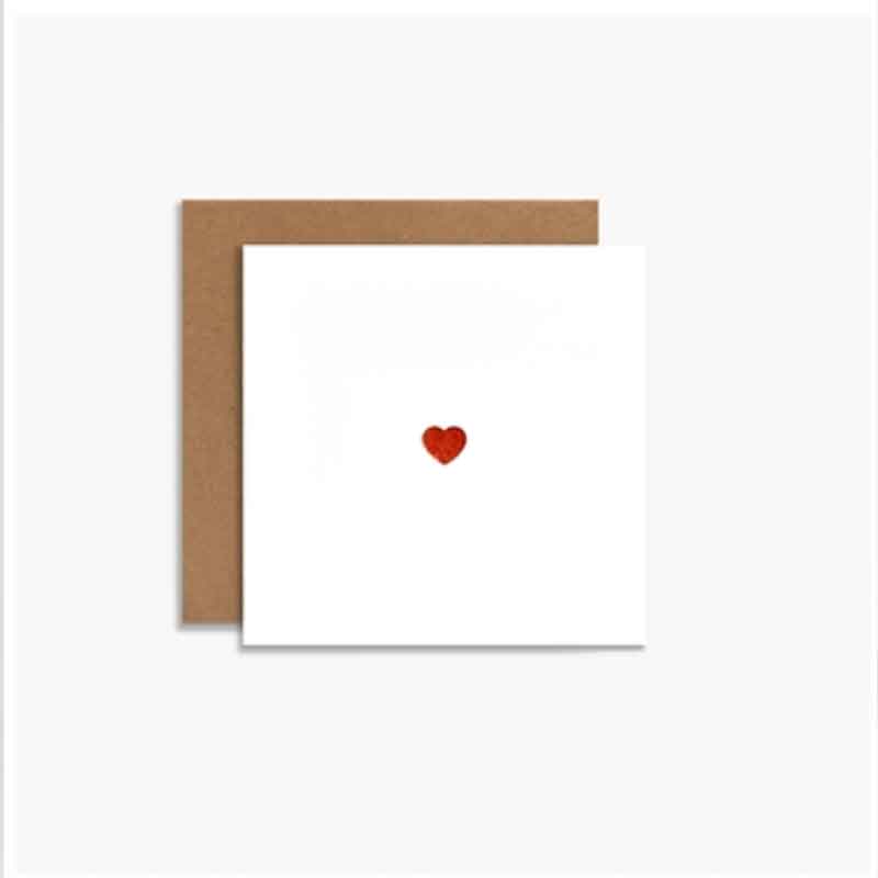 Red Heart Enclsoure Card