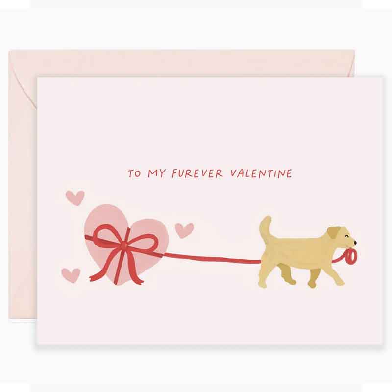 Furever Valentine | Dog Valentine's Day Card