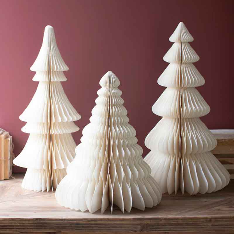 Paper Accordian Christmas Trees