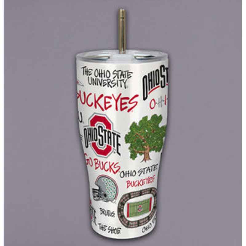 OSU Iconic Metal Tumbler