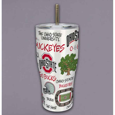 LIMITED EDITION:  The Not-A-Stanley Glass Can & Bouquet