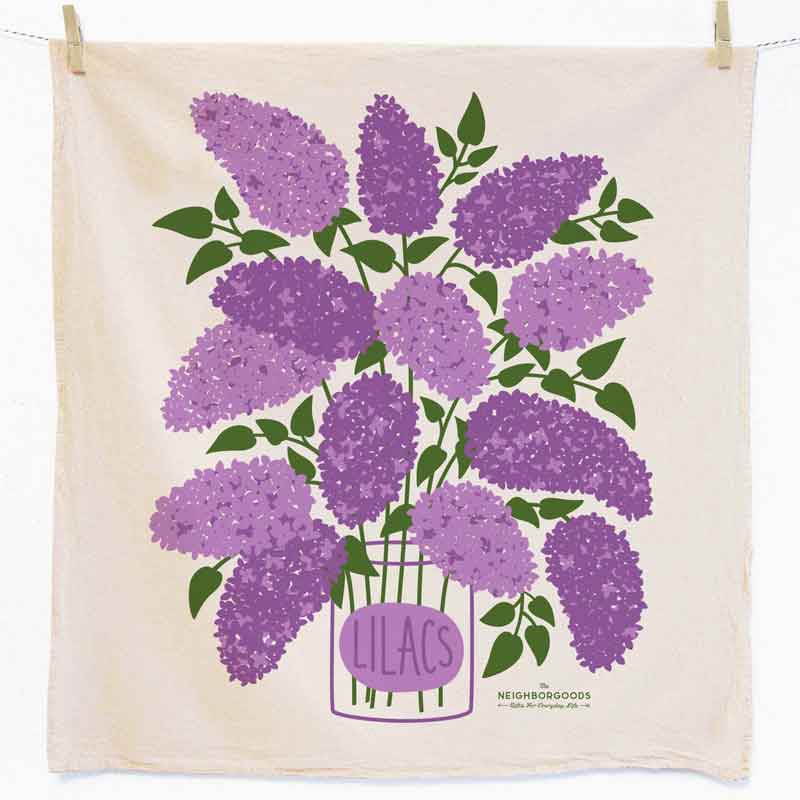 Lilac Tea Towel