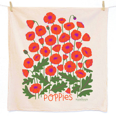 Poppy Tea Towel