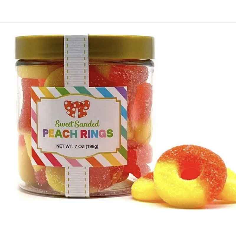 Peachy-Rings Candy Jar