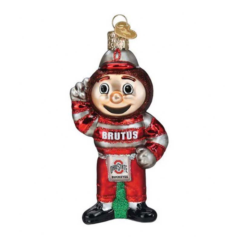 Old World Christmas Ornament Ohio State Brutus Buckeye