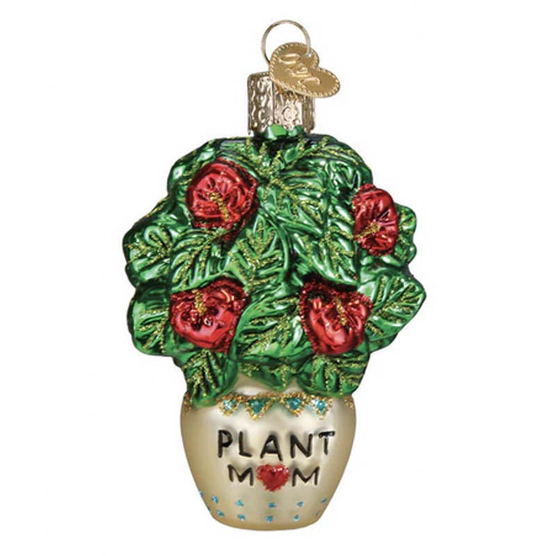 Old World Christmas Ornament Plant Mom