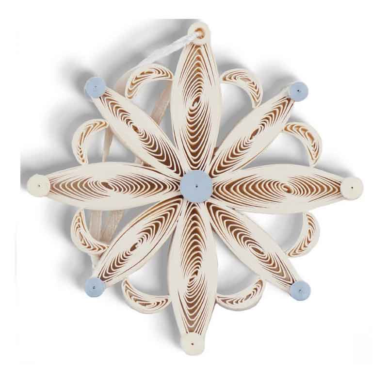 Snowflake Ornament Handcrafted Quilled