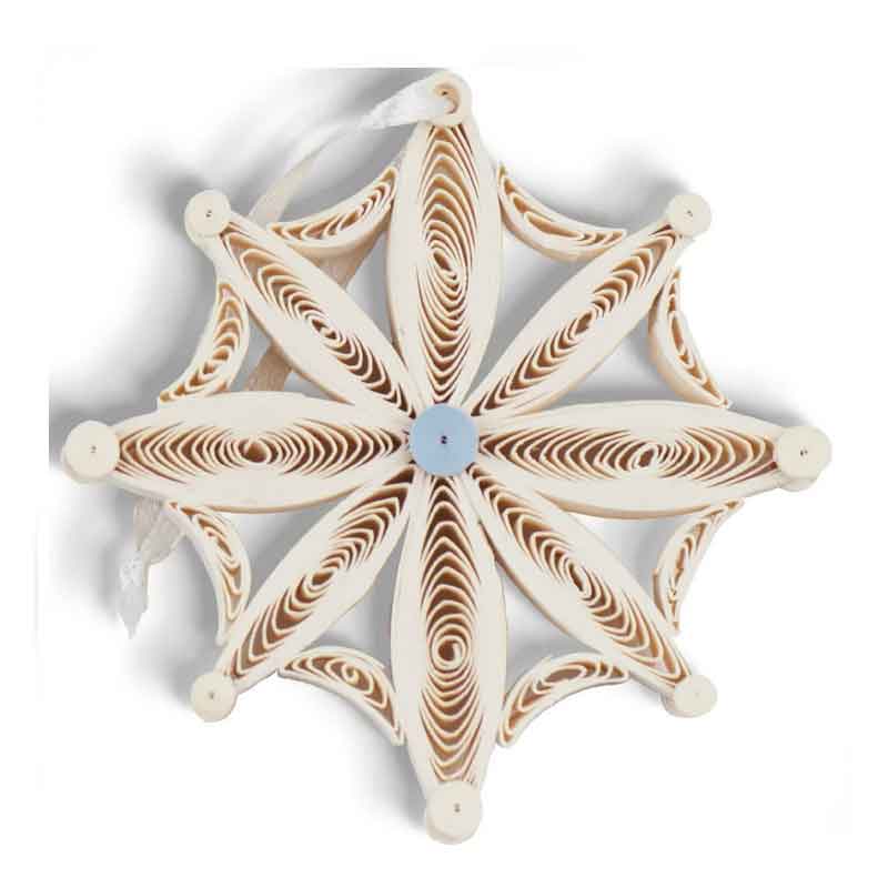 Snowflake Ornament Handcrafted Quilled