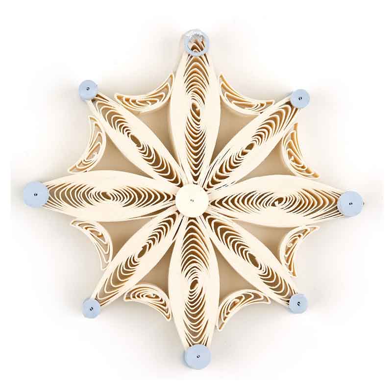 Snowflake Ornament Handcrafted Quilled