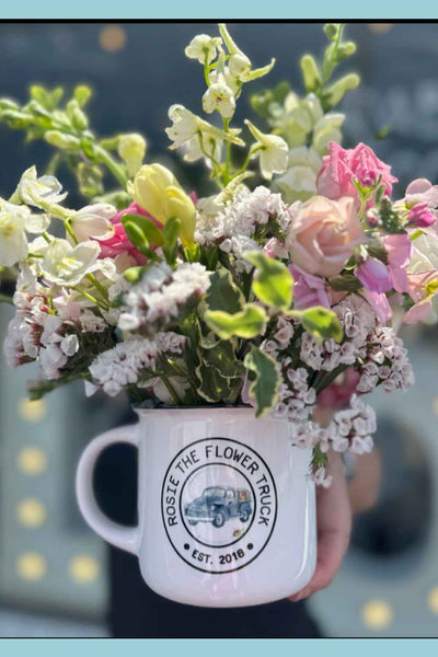 Rosie The Flower Truck Ceramic Mug