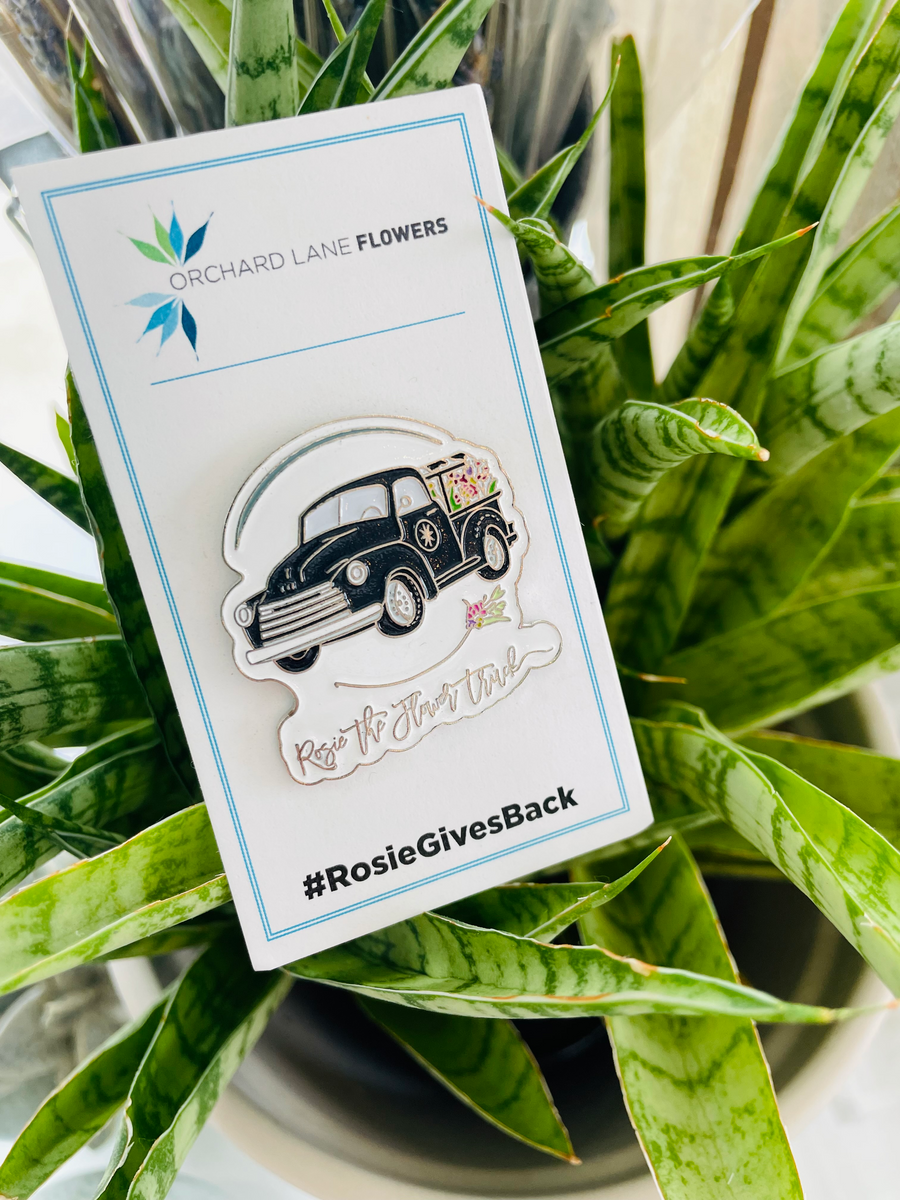 Rosie the Flower Truck Enamel Pin