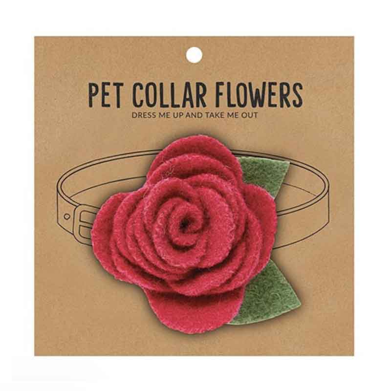 Pet Collar Felt Flower